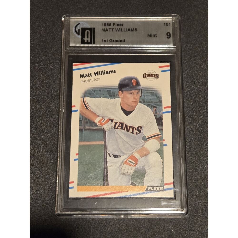 1988 Fleer #101 Matt Williams GA 10